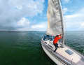 First miles on the new boat: Skipper and friends sail the Comfortina 38 from Holland to the Schlei