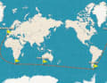 The regatta: From September 2023, a good 50 yachts of different sizes will start the race around the world in Spain.