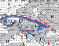  Analysekarte des  privaten Dienstleisters Wetterwelt