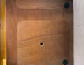 The upholstery of the saloon benches does not match the cut-outs in the storage compartment lids underneath