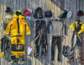 Modern functional clothing consists of several layers, wicks moisture to the outside but keeps the heat inside