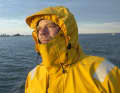 In the past, oilskins were impermeable to air and water, but today they consist of a two- or three-layer laminate that keeps moisture out but is breathable