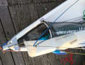 Bowsprit and trumpet are installed in front of the mast; gennaker and sprit are used together with an endless line