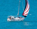 The "Wethomi" on a long voyage. Almost 90 Gib'Sea 126s were built by Gibert Marine in France in the 1980s. They are regarded as fast and solid cruising boats