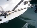Hidden at the stern: a SailingGen hydrogenerator is mounted under the bathing platform. It has a pick-up line, new models have mechanical overload protection
