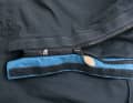 Sew up the area: Just a few stitches with a needle and thread will close the damaged area until it is professionally repaired later on