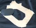 Rounded corners make the repair more durable. Mask the area around the crack thoroughly, also from the inside ...