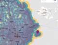 LTE also weakens further out. In the outer archipelago, however, the data rate is still 10 to 40 Mbps