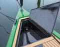 Well thought-out in detail: anchor box with forward extension for the anchor arm