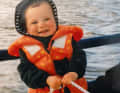 As a two-year-old on the sheet
