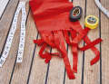 You can buy materials for marks from the sailmaker, or you can make them yourself using on-board equipment