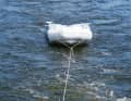 Very low towing resistance at 3.6 kilograms. The dinghy tracks very well