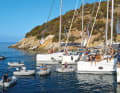 Flotilla of the sailing community Soul Sailing Crew. Celebrating together after sailing is part of the programme