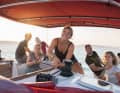 When sailing, everyone on the charter yacht is allowed to lend a hand. The skippers organise the trip and the crew, and everyone should contribute according to their abilities. As the crew members are always new to each other, there are no established roles on board
