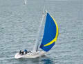 The jibe is now complete and we continue on the new course