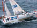 Transat 2004: Qualifikationsregatta über den Atlantik für die Vendée Globe 2004. Nach 17 Tagen, 18 Stunden und 35 Minuten belegt Sedlacek bei seiner ersten Imoca-Regatta den 10. Platz von 17 Teilnehmern