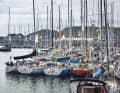 Celebrating sailing festivals. It gets crowded in the harbour during the North Sea Week. But even in other seasons, lying in the harbour is the norm in summer