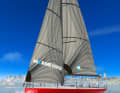 The yacht shown is freely available to all users in addition to the laser