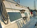 Striking: the small windows in the hulls and ...