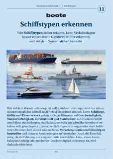 Seemannschaft 11: Schiffstypen
