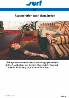 Guide 35: Regeneration nach dem Surfen