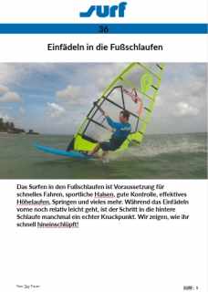 Guide 36: Einfädeln in die Fußschlaufe