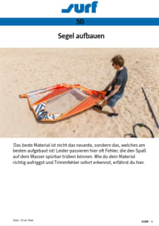 Guide 50: Segel aufbauen