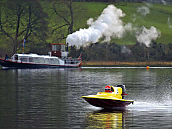 Power Boat Records Week in Coniston - Jagdfieber