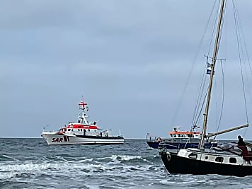 Zwei Boote an der deutschen Ostseeküste gestrandet