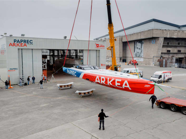 Der neue Open 60 “Paprec Arkea” ist fertig
