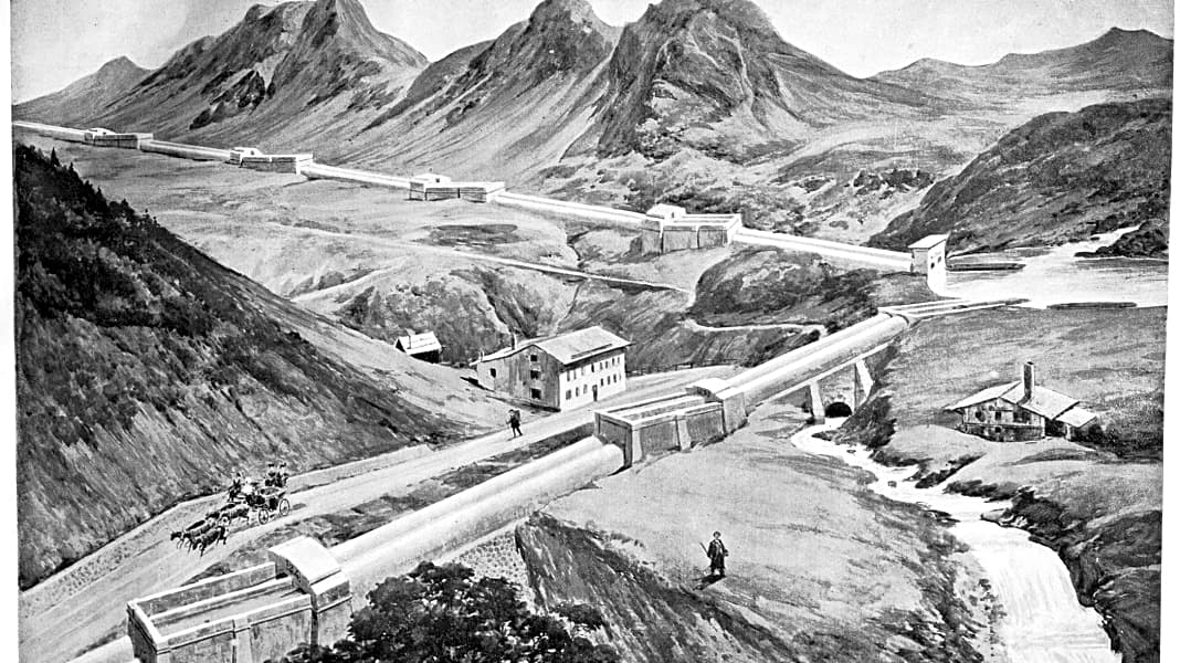 1907: Eine Wasserstraße über die Alpen