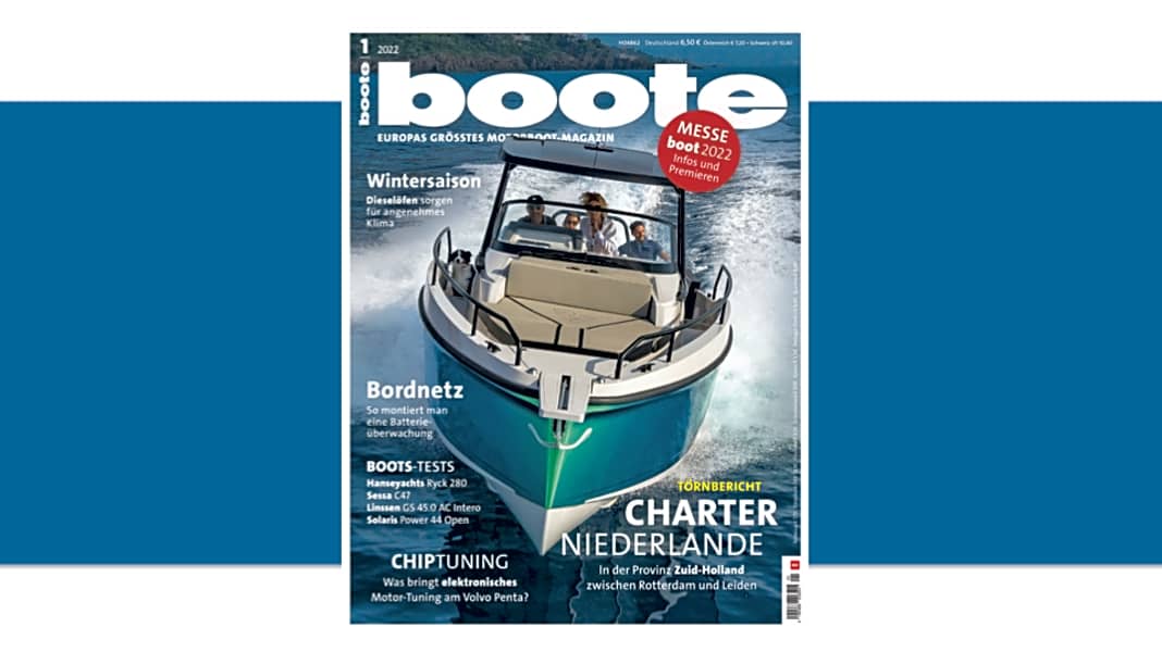Das neue BOOTE-Magazin 01/2022 ist da