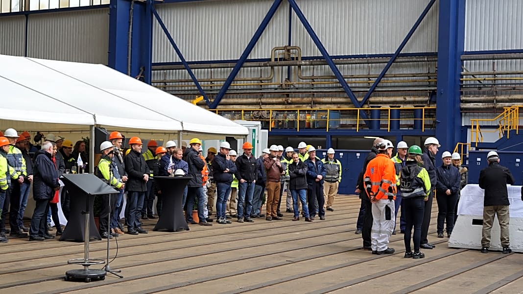 Nobiskrug feiert Kiellegung BOOTE