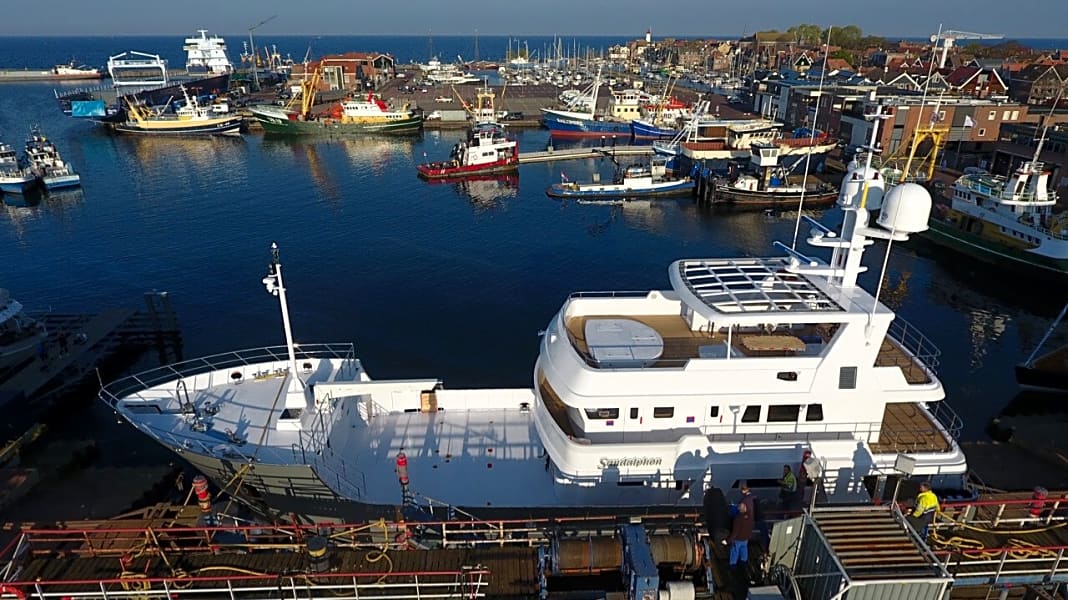 Balk Shipyard launchte Riesen-Refit "Sandalphon"