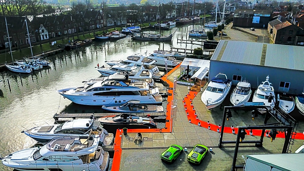In-Water-Messe bei Lengers Yachts