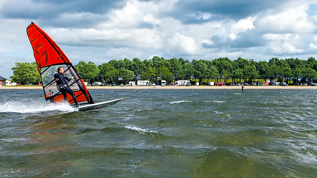 Windsurf-Spots Gooimeer & Veluwemeer: Stille Wasser sind tief...