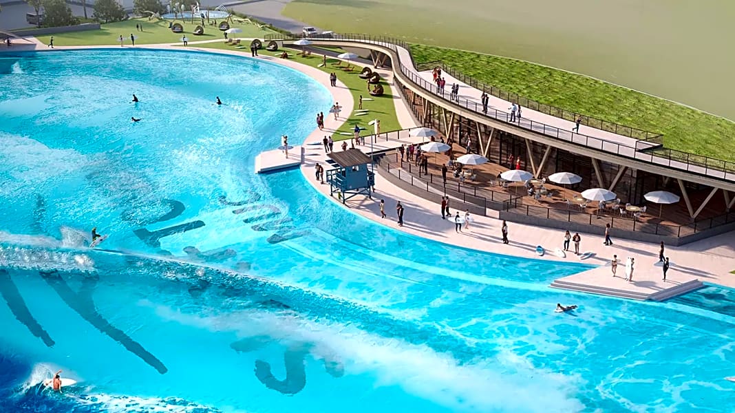 Surftown Munich Baubeginn für Europas größte Surfanlage erfolgt! SURF