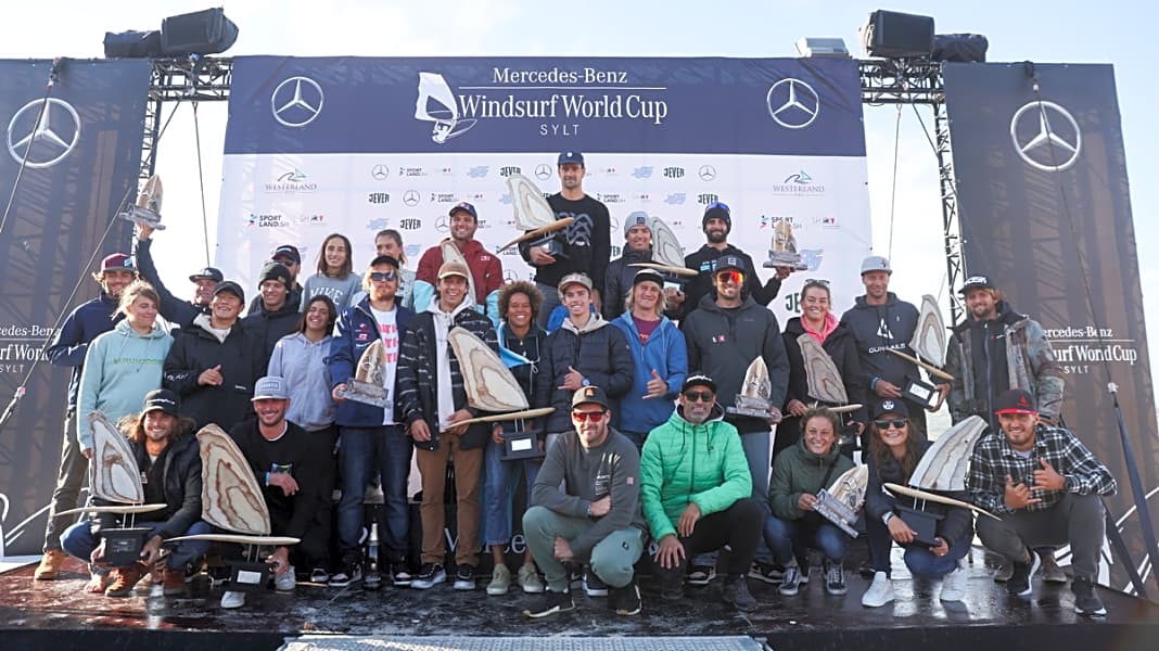 Highlights: Abschluß beim Worldcup Sylt - Siegerehrung und WM-Pokale übergeben