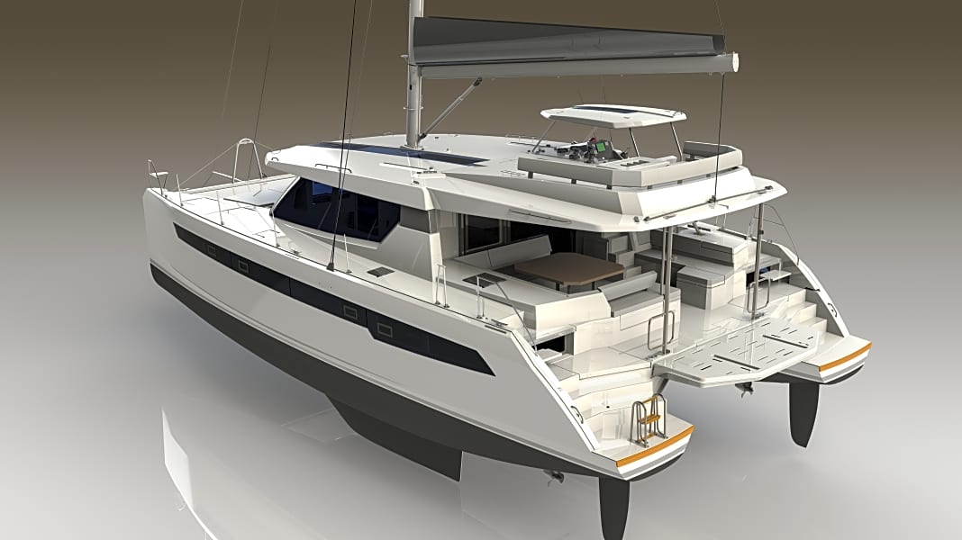 Leopard 50: Flybridge, Frontcockpit und fünf Kabinen | YACHT