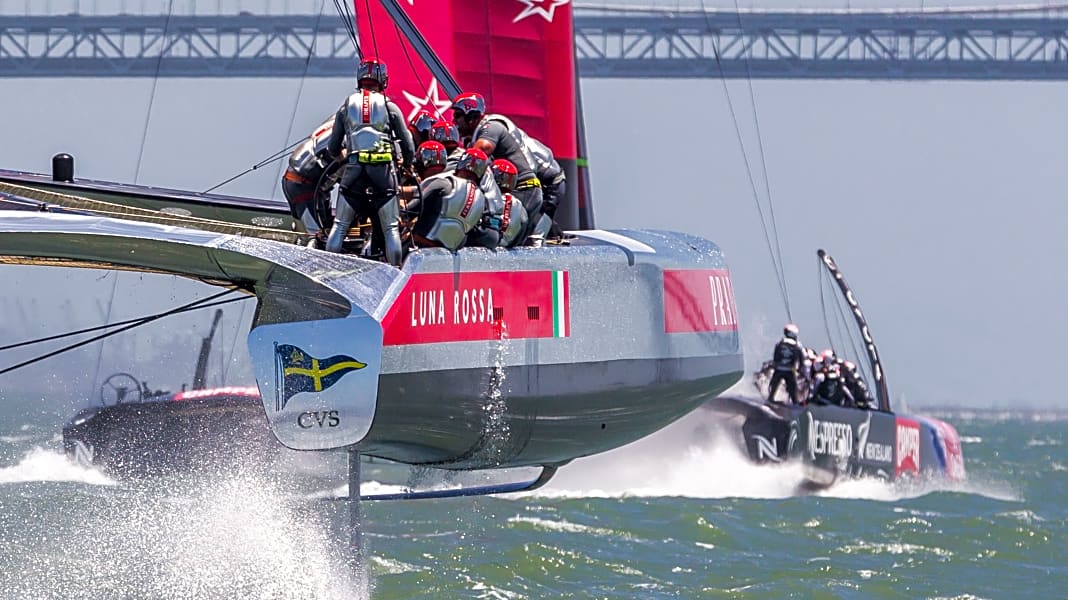 America's Cup: Louis Vuitton Cup: zwei Boote am Start