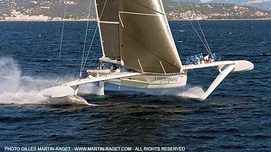 Rekord: "Hydroptère" schnellstes Segelboot der Welt
