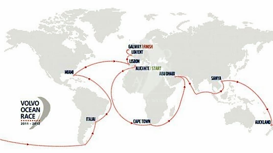 Volvo Ocean Race: Auckland ist Ziel der vierten Etappe