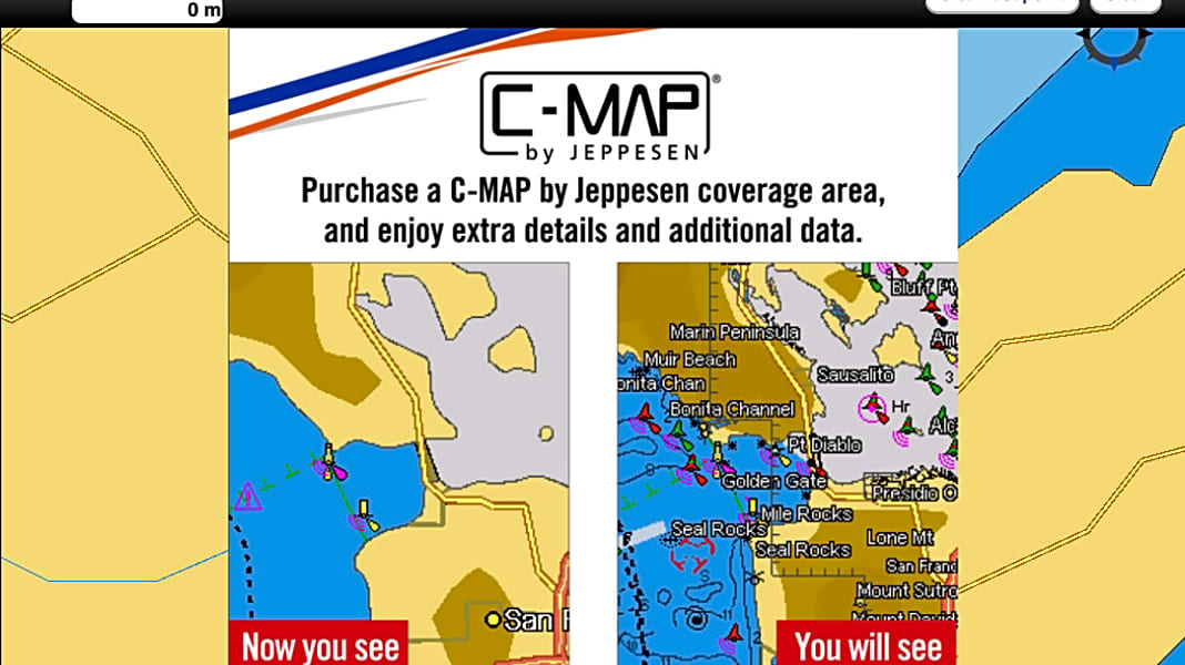 Navigation: C-Map-Karten für iPad und iPhone