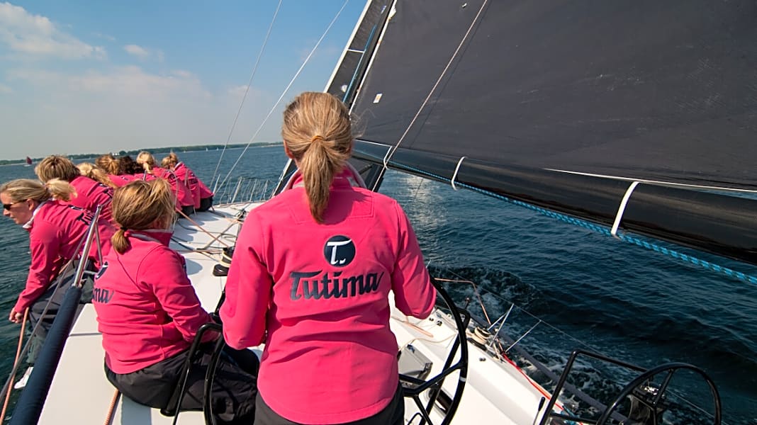 Kieler Woche: "Tutima"-Crew steht auf Pink