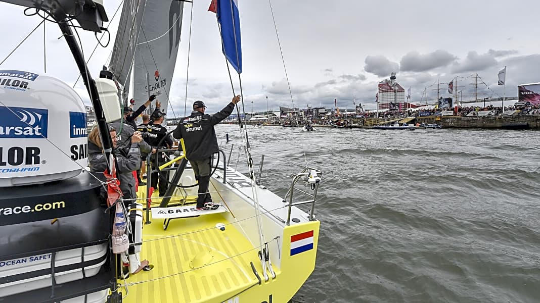 Volvo Ocean Race In "Flyers" Heckwasser nach Den Haag YACHT