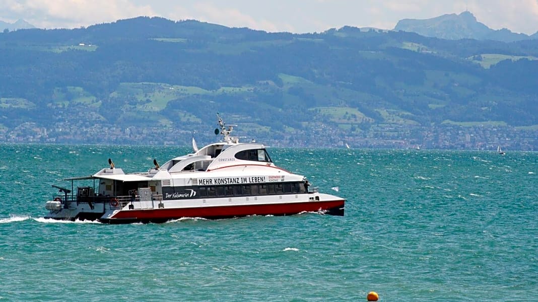 Havarie: Fähre versenkt Yacht auf dem Bodensee