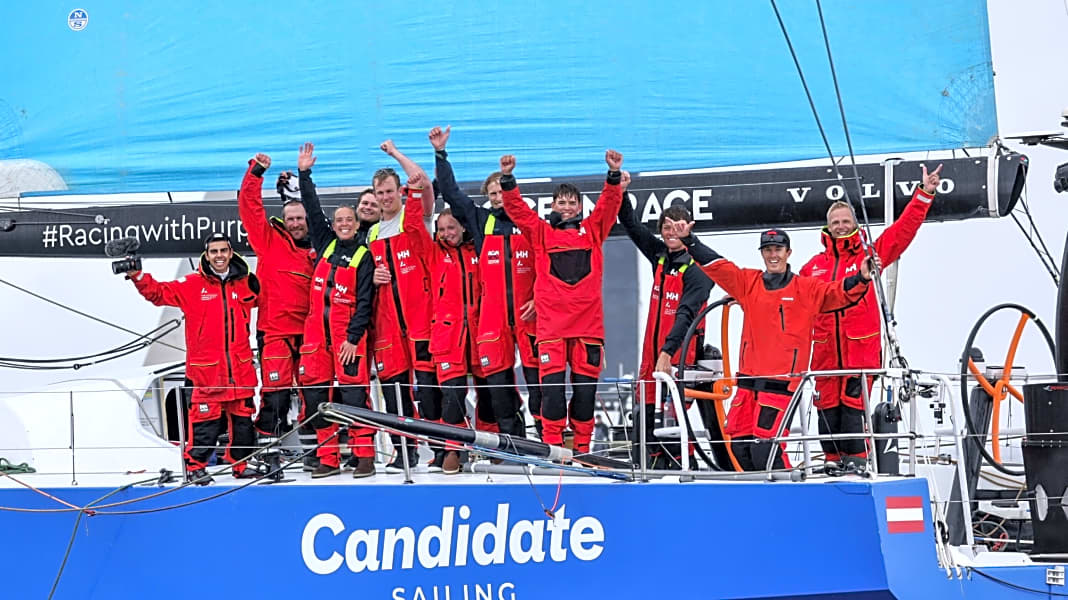 Ocean Race Europe: Flauten-Krimi im Finale von Etappe eins: Auftaktsieg für Österreich, Offshore Team Germany auf Platz vier