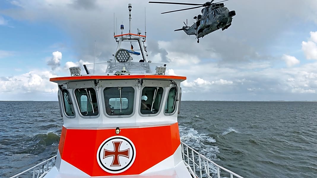 Seenot: Motorsegler auf der Nordsee gesunken