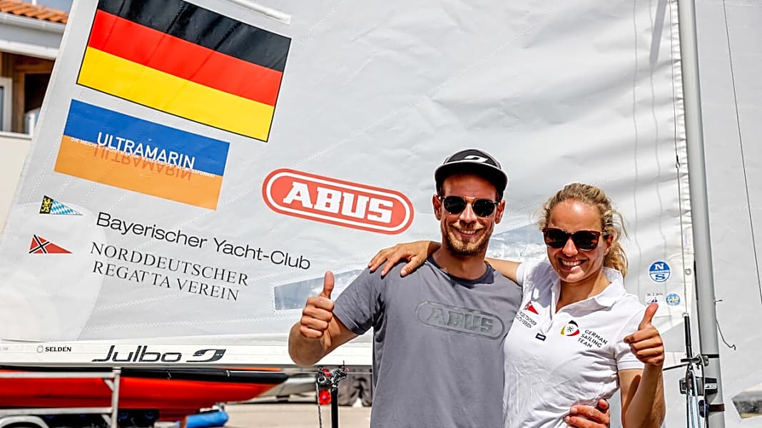 Zwei Podiumsplätze für das German Sailing Team in Frankreich: Top-Steuerfrau Wanser: "Wir waren richtig schnell"