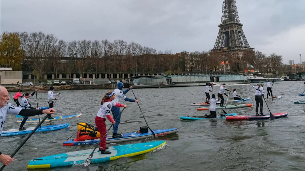 SUP & The City: Paris - 1000 Paddler können nicht irren